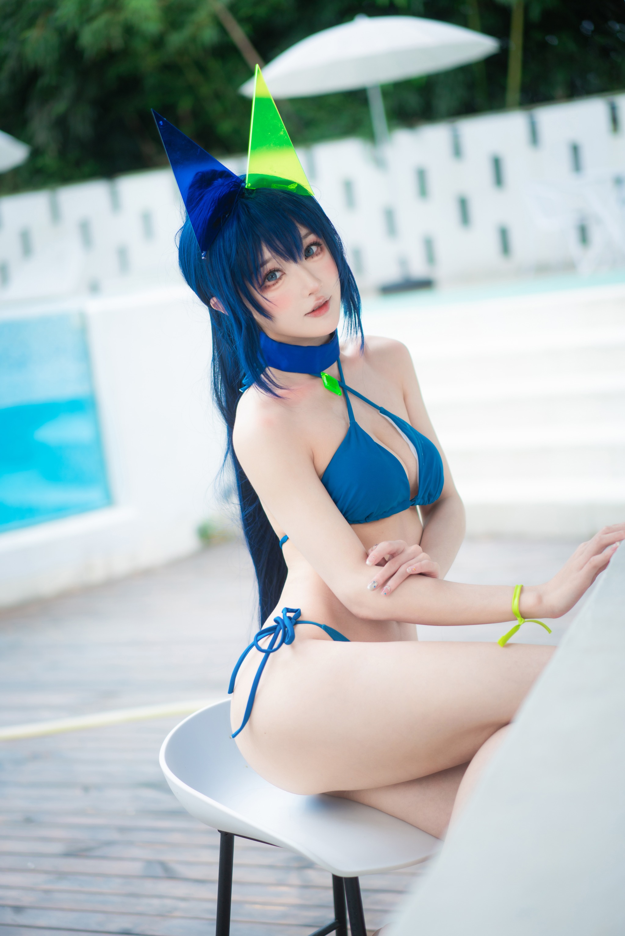 阿包也是兔娘 - NO.080 花园泳装[35P]-XikXak